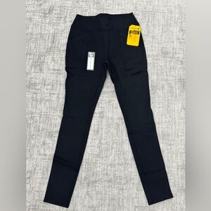 Carhartt Black Fitted Rain Defender heavyweight leggings Small Tall